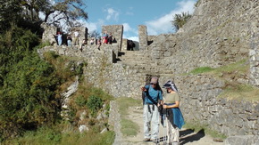 Guided tour along the Inca Trail to Machu Picchu