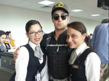 Zac Efron esta en Cusco y visitará MachuPicchu