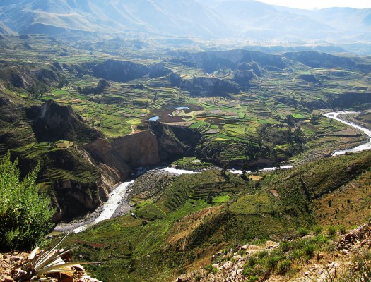 Impresionantes paisajes en el Cañon del Colca