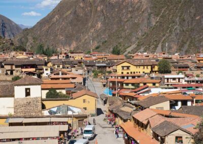 Pueblo de Ollantaytambo en el tour valle sagrado de los incas