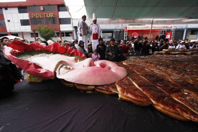 Elaboraron Pan Wawa de 15 metros