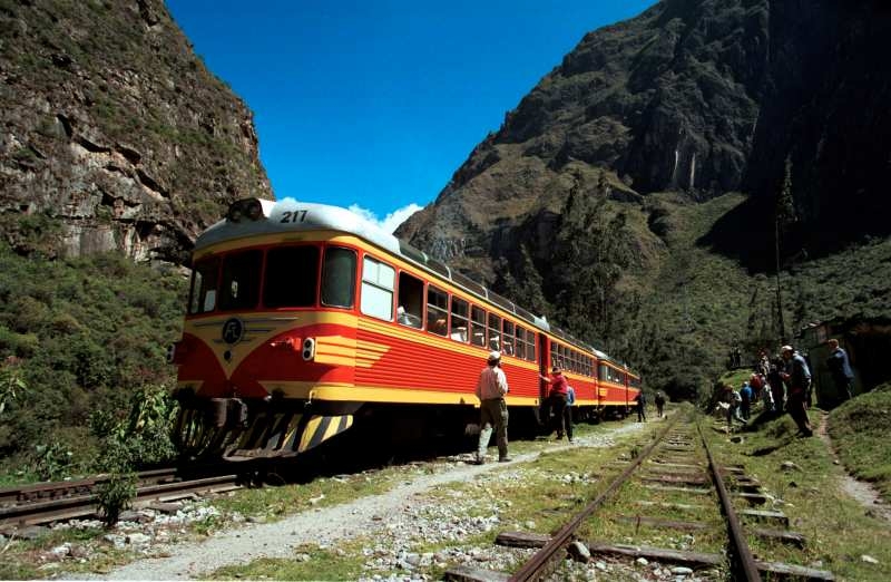 Vamos a Machu Picchu en el tren local