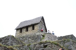 Casa del Vigilante vista de Machu Picchu