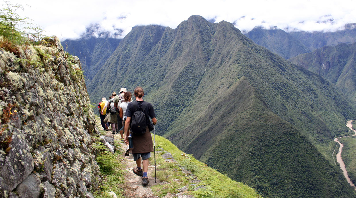 camino inca corto a Machu Picchu