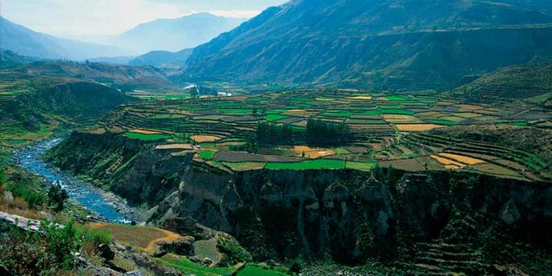 el valle del colca en arequipa