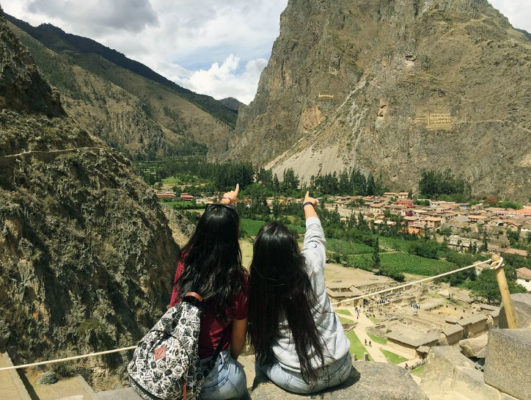 Amigas viajan a Ollantaytambo con el Boleto Turístico