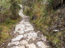 Mantenimiento del Camino Inca en Febrero