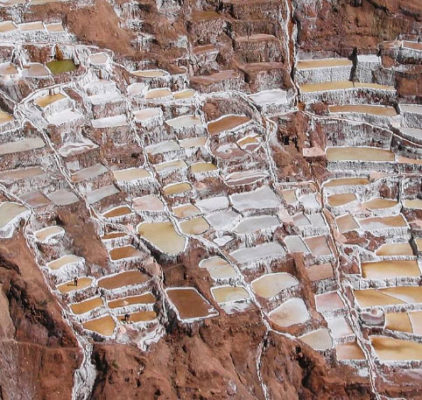 Minas de sal de Maras en tu viaje en agosto a Machu Picchu