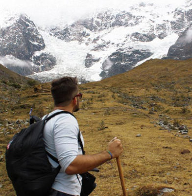 Nevado Salkantay en uno de los caminos a Machu Picchu de 5 días