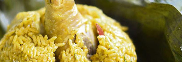 Exqusito juane de gallna como recomendación de la gastronomía peruana