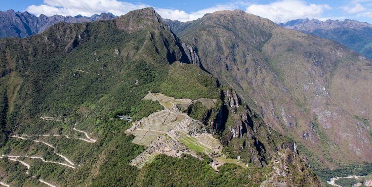Vista de Machu Picchu desde la Montaña Huayna Picchu