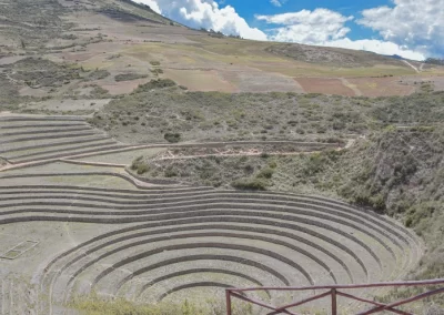 terrazas agricolas de moray en el tour maras y moray de medio dia