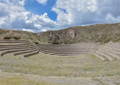 terrazas agricolas de moray en el tour maras y moray de medio dia