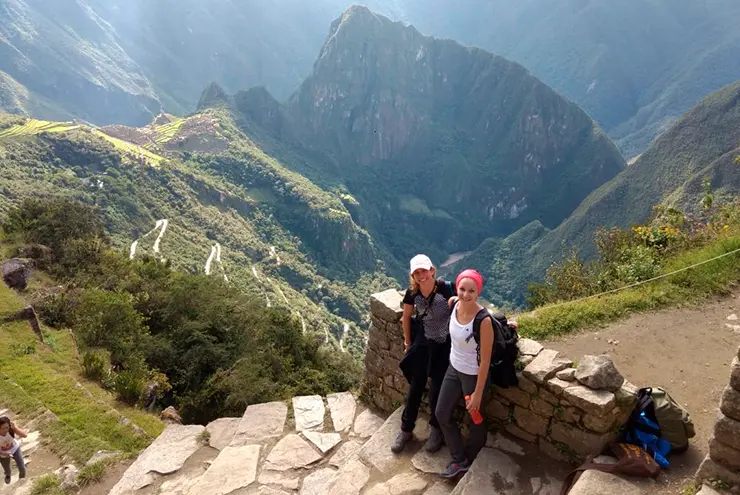 Pasajeras rumbo a Machu Picchu
