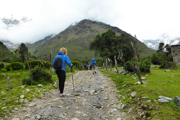 Inicio de la caminata Salkantay Inicio de la caminata Salkantay