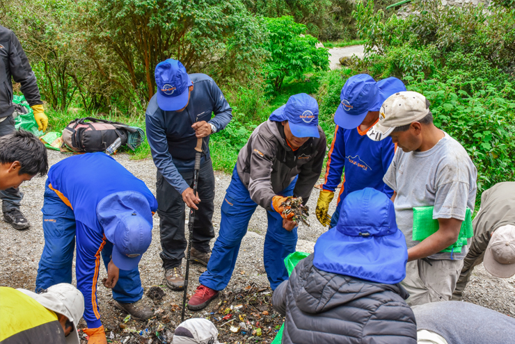 Limpieza Camino Inca2 mantenimiento y limpieza del camino inca en febrero