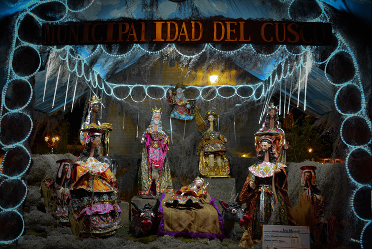 navidas nacimiento plaza de armas de cusco santurantikuy