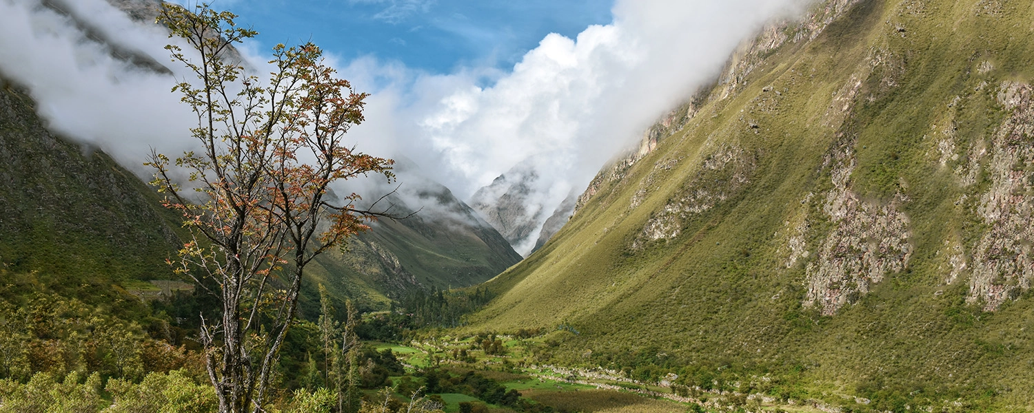 wayllabamba Huayabamba, valle dentro de la ruta