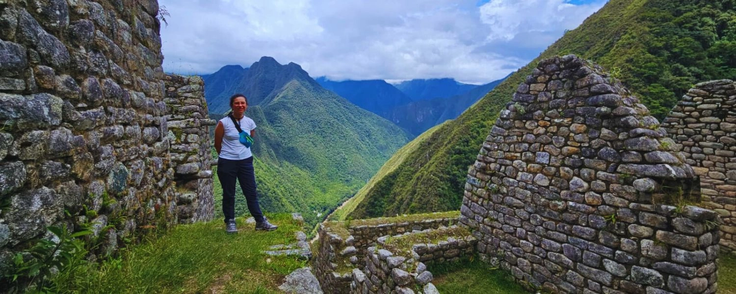 Paisaje en la ruta del Camino Inca Corto